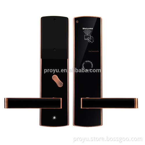 Smart Electronic lock RF proximity card secure hotel lock PY-8501-HGT